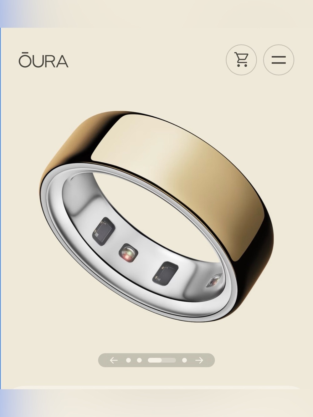 Oura Ring 4 - Gold